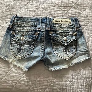 Rock Revival denim shorts. Size 25 low rise